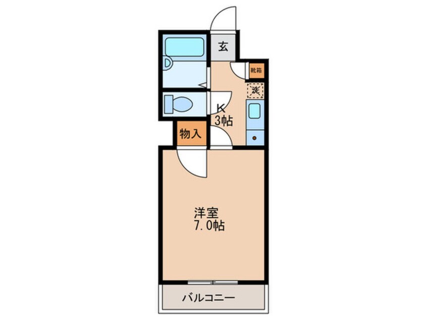 間取図 カーサ青崎Ⅰ