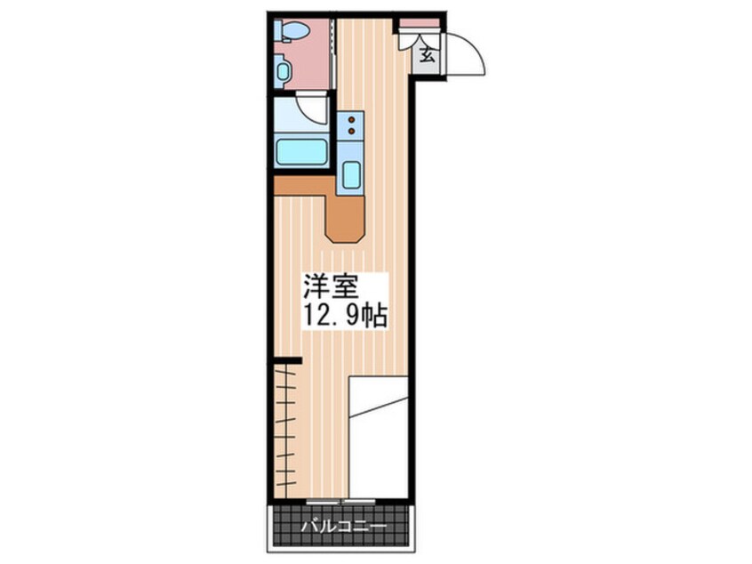 間取図 リヴィエール戸坂Ⅰ