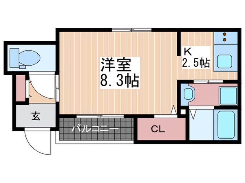 間取図 ビブレ・つぼい