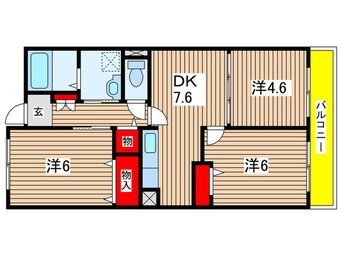 間取図 エスポワール吉田