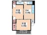 寺田ビル 2DKの間取り