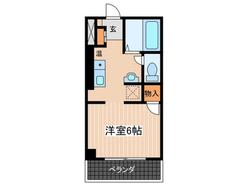 間取図 ベルメゾン新見