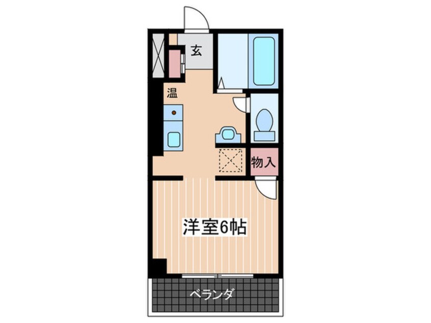 間取図 ベルメゾン新見