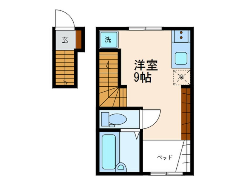 間取図 ポルトボヌール弐番館