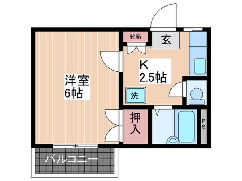 間取図 エスポワ－ルＭ