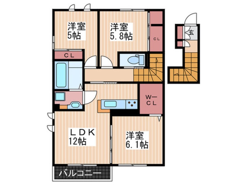 間取図 アキ・フォルテシア