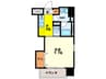 Fancy大手町 1Kの間取り