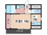 L－あまつはら 1Kの間取り