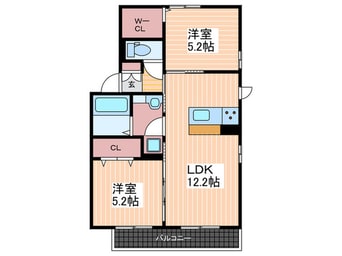 間取図 パーシモンズＡ棟