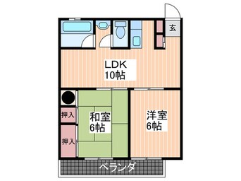 間取図 ライオンズマンション広島(404)