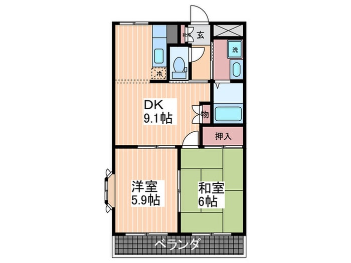 間取り図 リバティハイツ