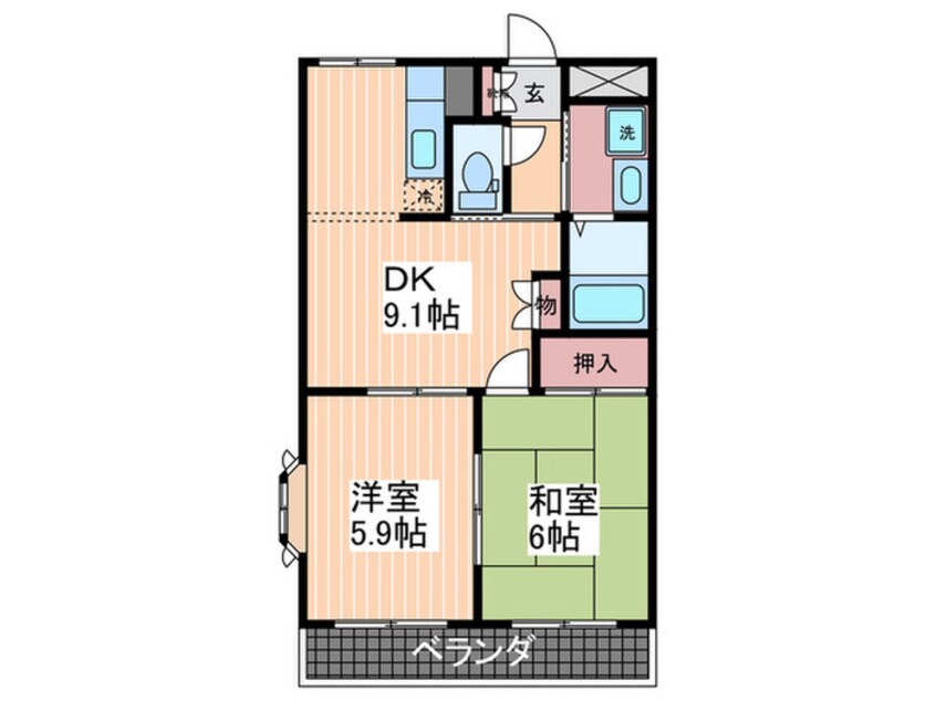 間取図 リバティハイツ