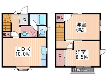 間取図 コーポホコトリ　Ａ棟