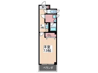 間取図 クリ－ンハイムⅡ