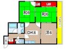 妙マンション 3DKの間取り
