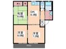 グリ－ンクレスト 3DKの間取り