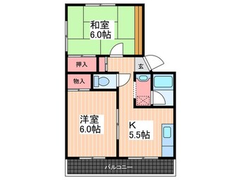 間取図 ユ－トピア路Ｂ棟