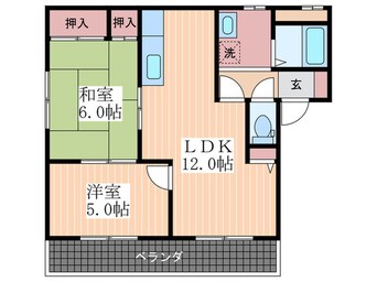 間取図 シンフォニーＭ　Ａ棟