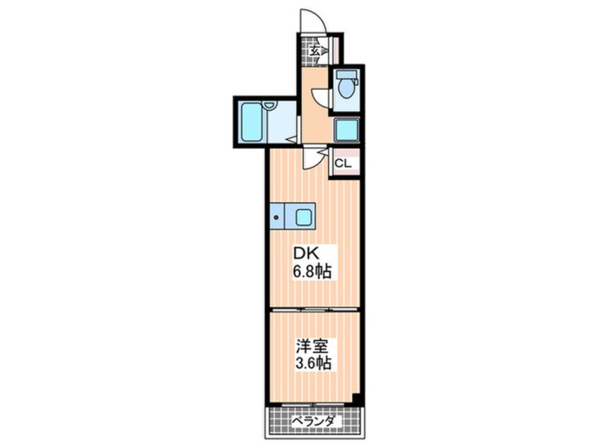 間取図 SPLASH　WEST