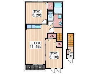 間取図 サニーガーデン　フォルテ