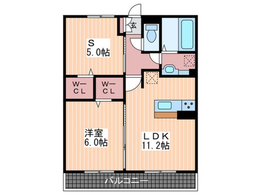 間取図 ラクト鶴江