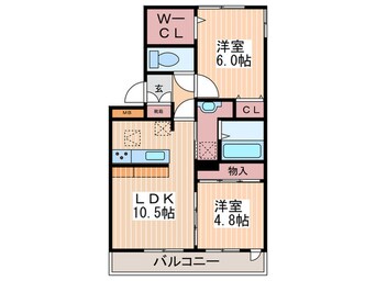 間取図 ボヌールＫ