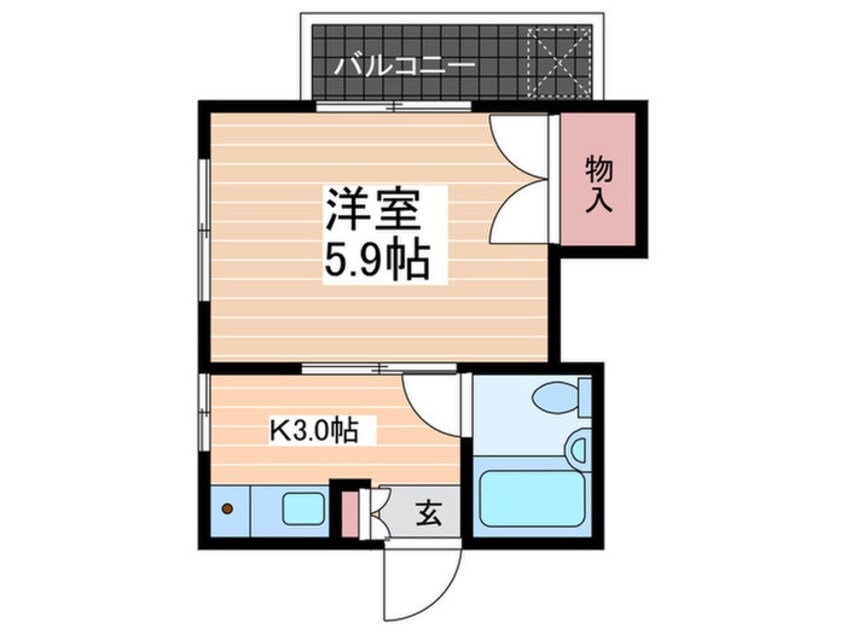 間取図 串戸ハイム