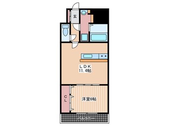 間取図 ビリオネアＳ竹屋