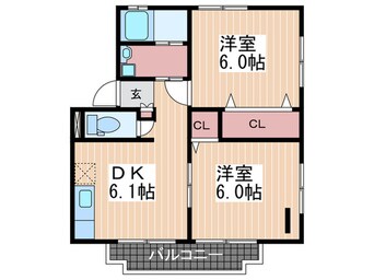 間取図 サンパール駅前Ａ棟