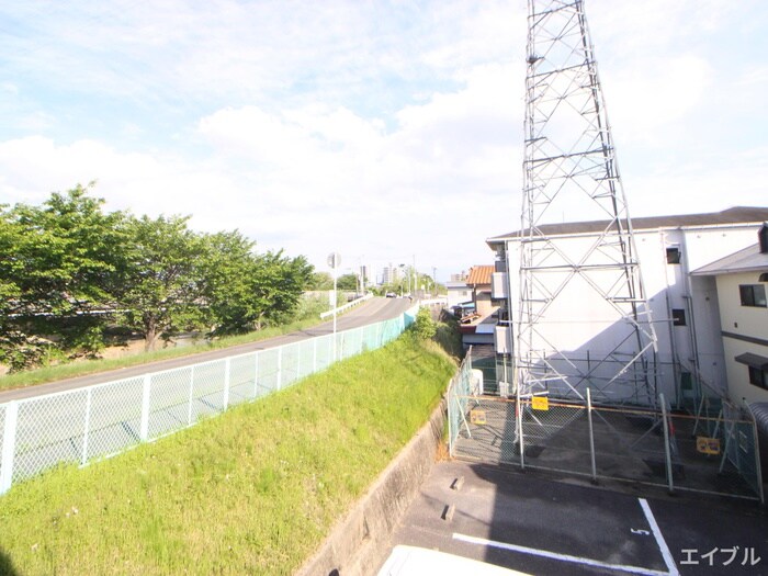 室内からの展望 サンパール駅前Ａ棟