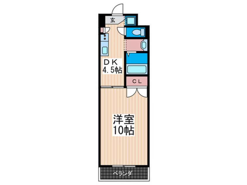 間取図 ラフィネ牛田本町