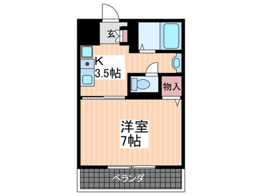 間取図 ベルデュ－ルＴ