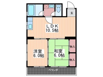 間取図 第３若宮ビル