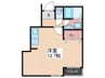 フォルティア 1Rの間取り