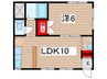 コーポ木村Ｂ 1LDKの間取り