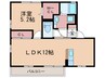 ルクプル　C棟 1LDKの間取り