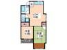 第１吉岡ビル 2LDKの間取り