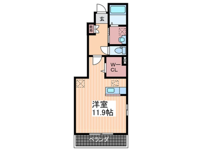 間取図 キャトル　アルモニー