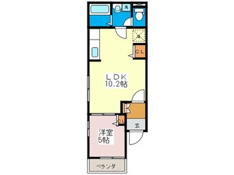 間取図 ヴィラ　フリューゲル