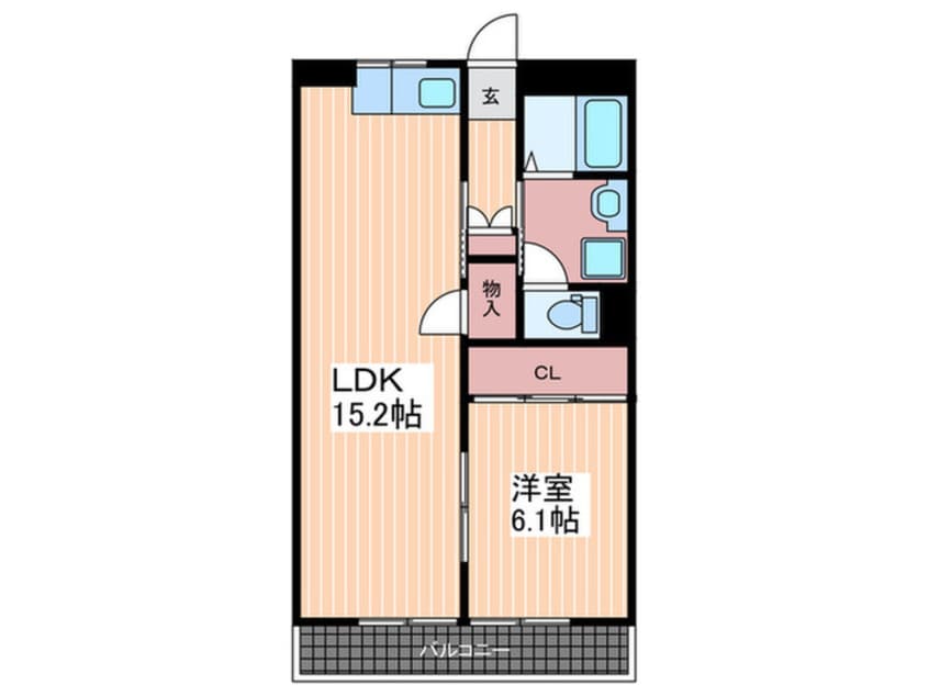 間取図 コーポラス針田