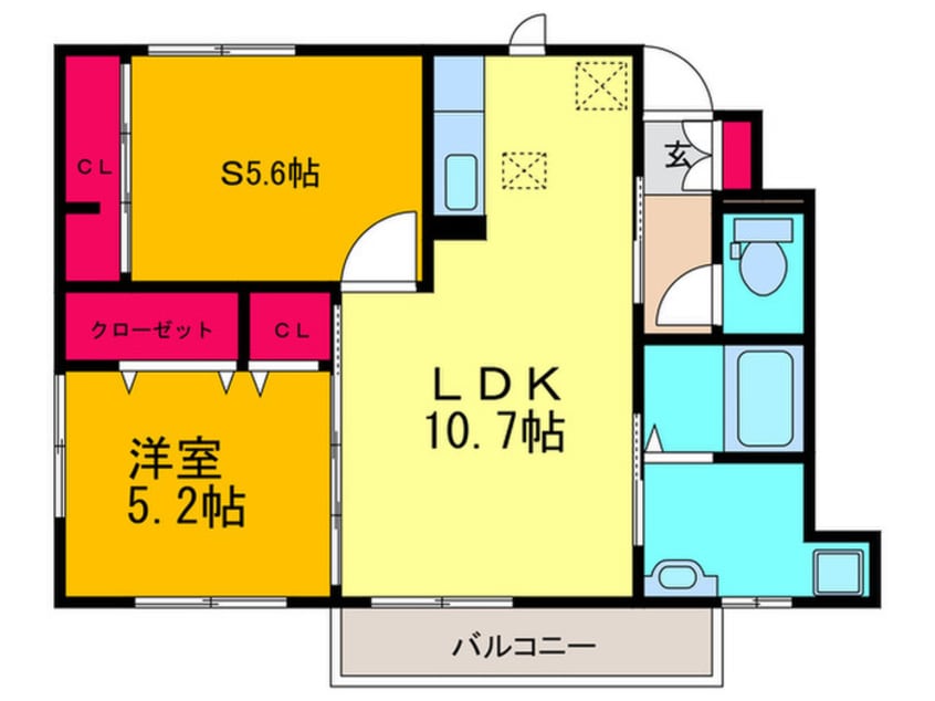 間取図 プラムヒルズ