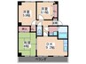 ラ・プラ－ジュ屋代 3DKの間取り