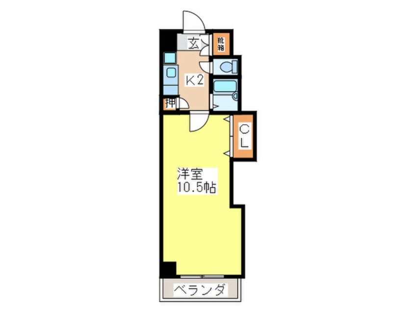 間取図 ハウスエーヌ西十日市