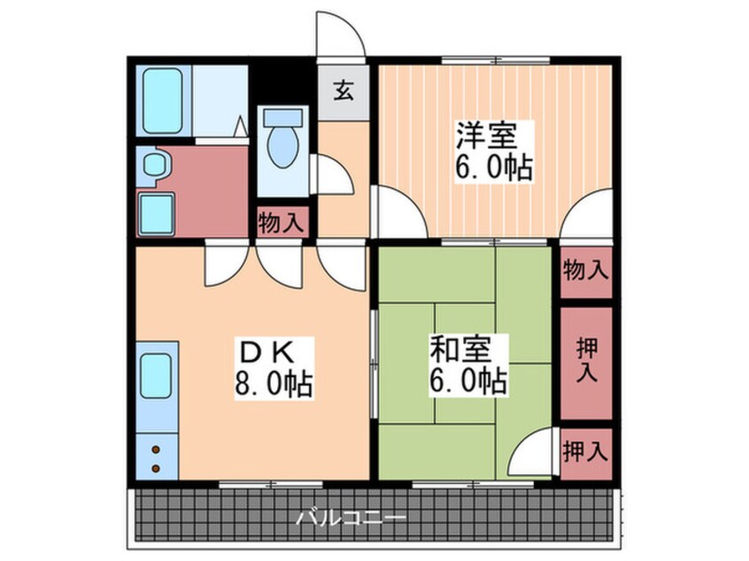 間取図 S・Y桃山