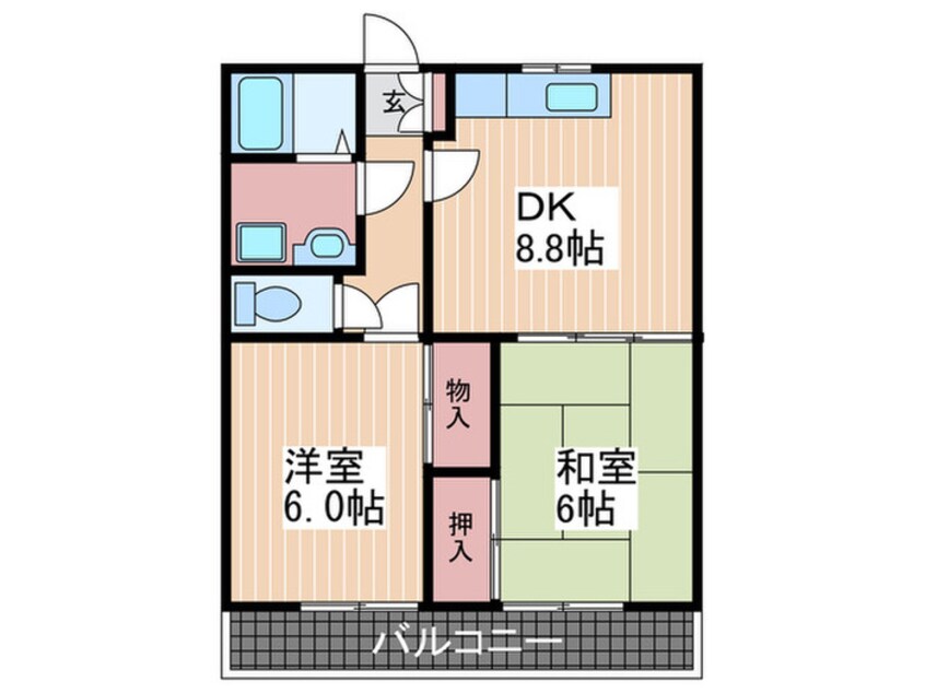 間取図 ファミーユ参番館