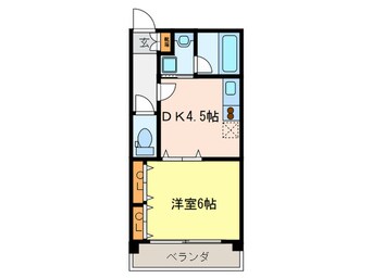 間取図 ラ・フォ－レ十日市