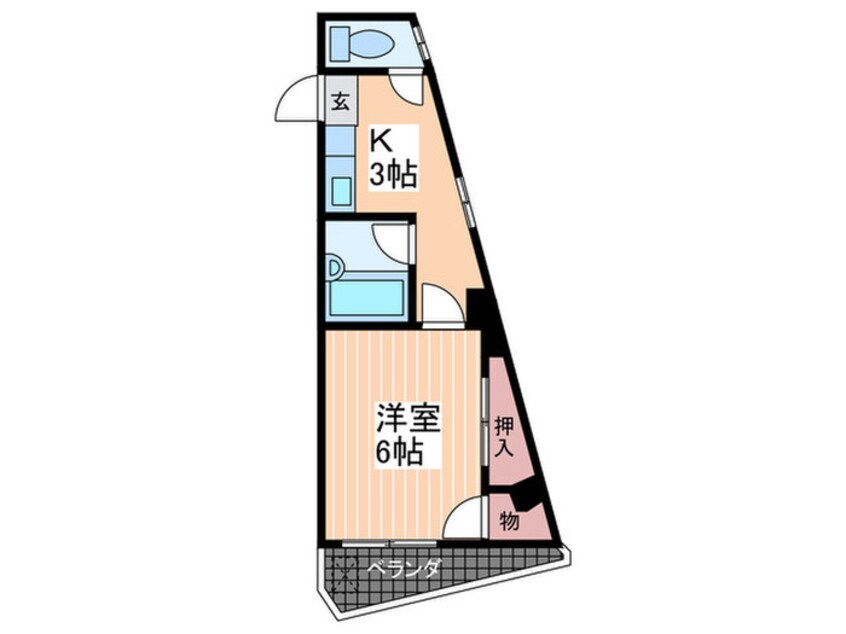 間取図 オラシオンビル(4F)