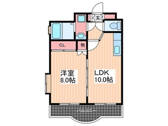 間取図 グランカ－サ宮内