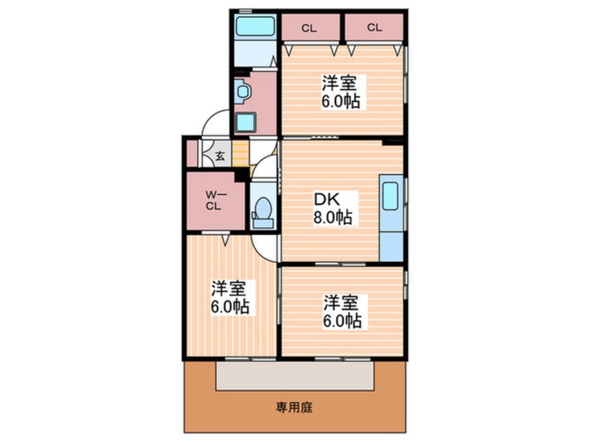 間取図 サンライトハウスＢ棟