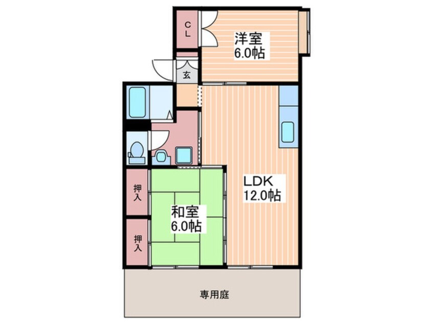 間取図 フォワイエ月見台